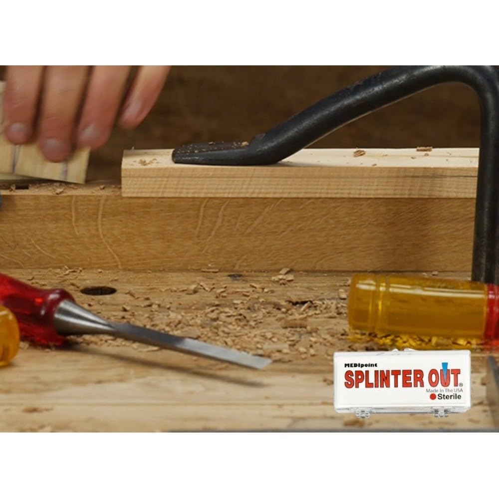 Medipoint MP76512 Splinter-Out Splinter Remover, Standard, Steel (Pack of 10)