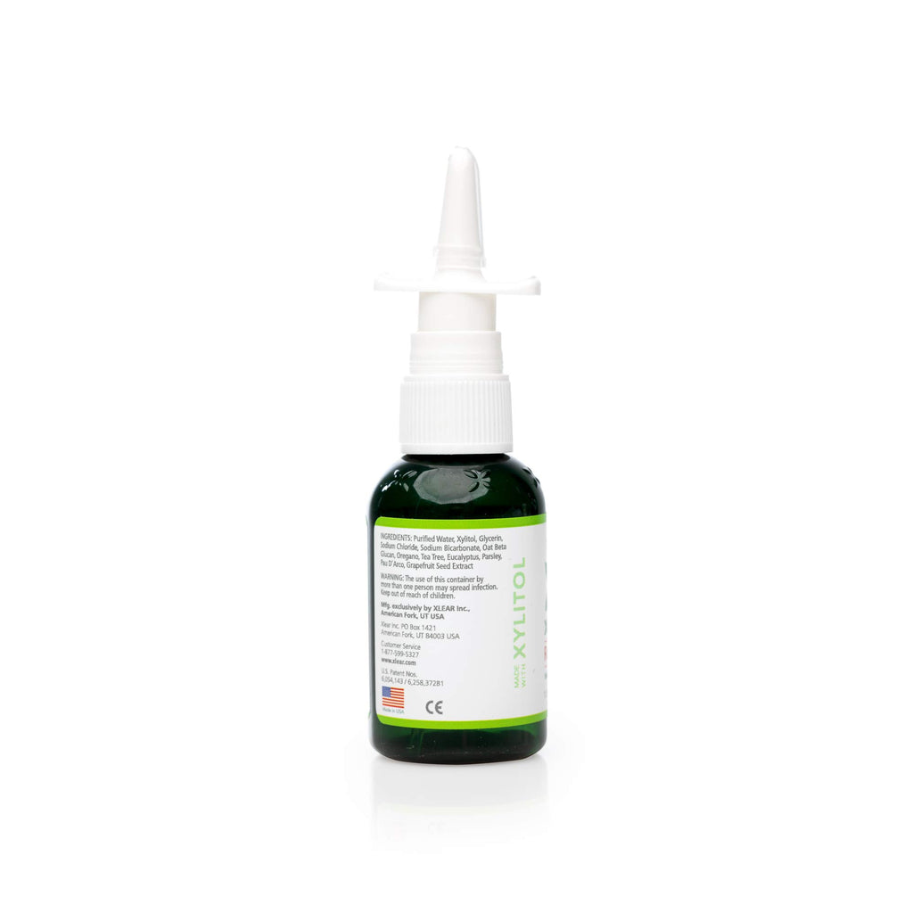 Xlear Rescue Nasal Spray with Xylitol, Oregano and Tea Tree, 1.5 fl oz (Pack of 4)