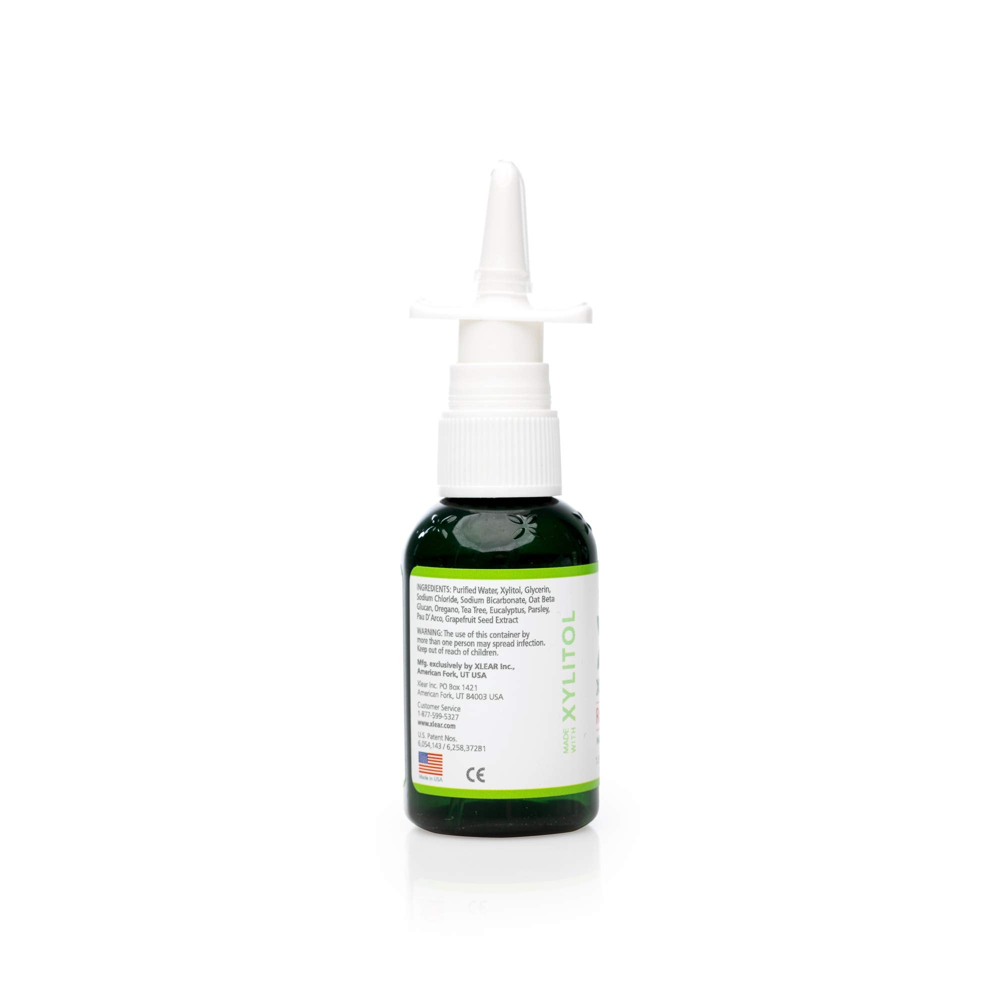 Xlear Rescue Nasal Spray with Xylitol, Oregano and Tea Tree, 1.5 fl oz (Pack of 4)