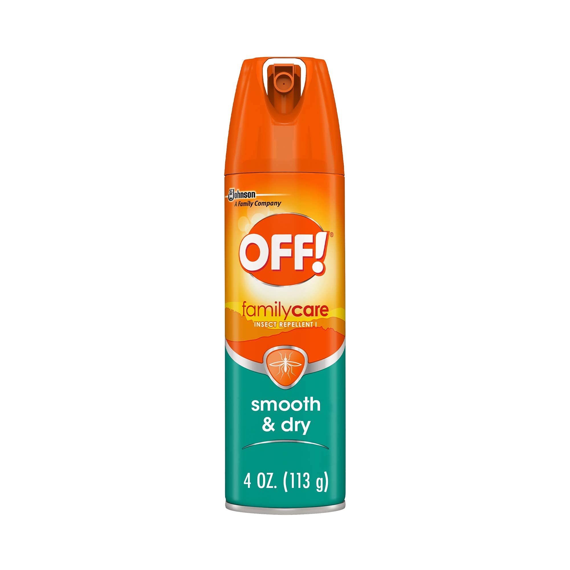 Off! Family Care Smooth & Dry Insect Spray, 4 oz (Pack - 3),White
