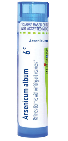Boiron Arsenicum Album 6C Homeopathic Medicine for Food Poisoning - 80 Pellets