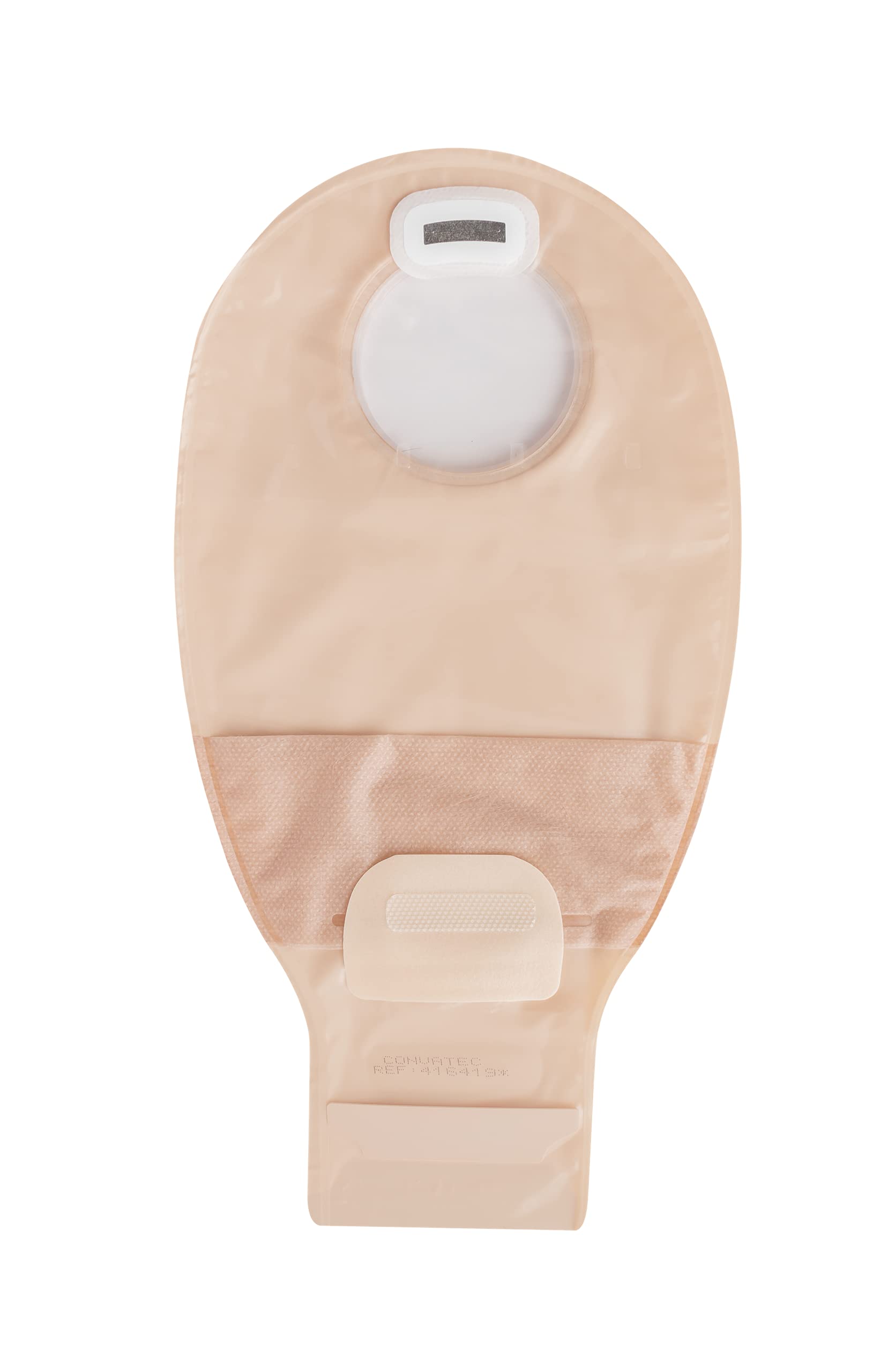 ConvaTec 416416 Natura 12 Drainable Pouch, 1 Sided Comfort Panel, Tail Closure, Filter, Transparent, 1-3/4 Flange, Pack of 10