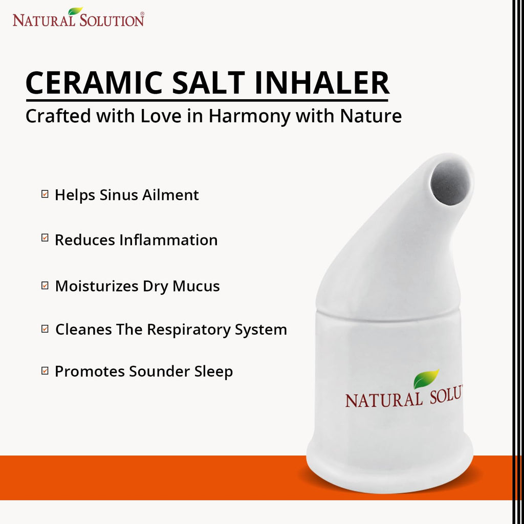 Natural Solution Ceramic Pink, Cleans The Respiratory System Great for Allergy, Asthma Relief, and Other Respiratory Conditions