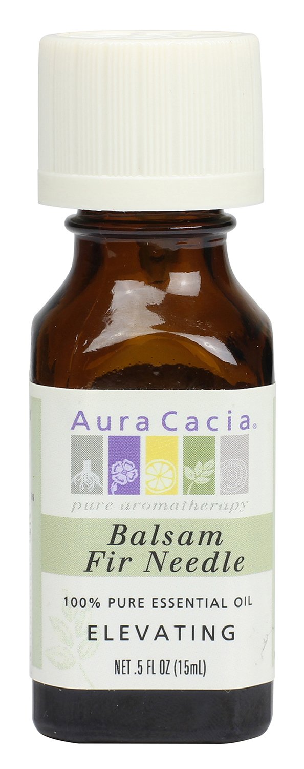 Aura Cacia Essential Oil, Elevating Balsam Fir Needle 0.5 fluid ounce (Pack of 3)
