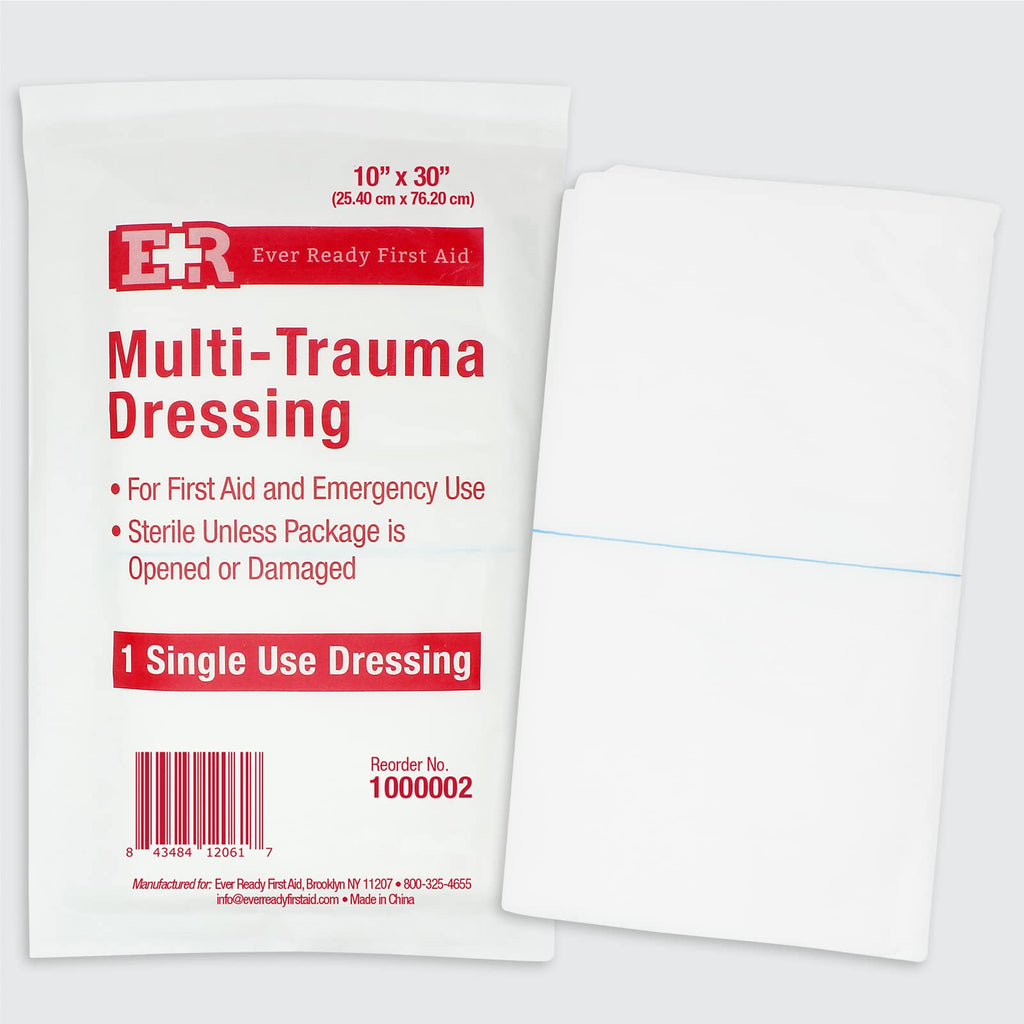 Ever Ready First Aid Multi-Trauma Dressing 10x30 1 Count