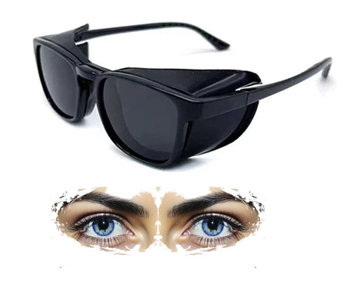 cosycare Hydrating Dry Eyes Glasses with Soft Silicone Moisture Chambers and Moisture Circulation Pad for Dry Eyes Symptoms (Tra