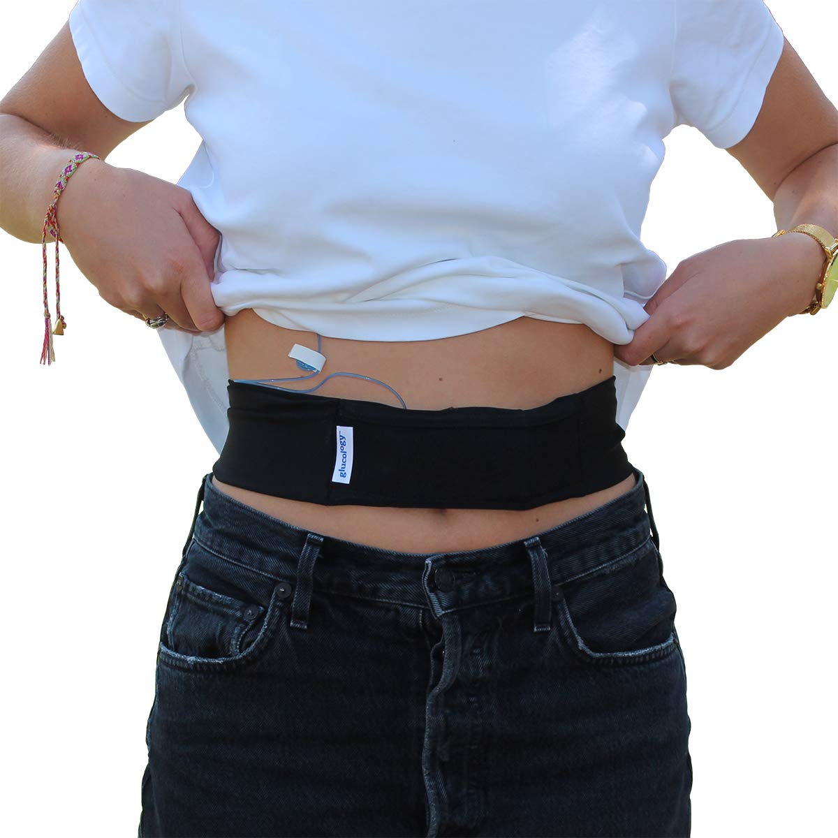 Glucology Insulin Pump Waist Belt | Fanny Pack for Running or Travel - Diabetes Supplies Pouch and Accessories for Men and Women