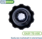 EZY DOSE Crush Pill, Vitamins, Tablets Crusher and Grinder, Effortlessly Crushes Medications into Fine Powder, Features Storage