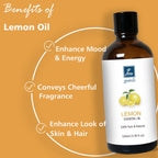 GM Gumili Lemon Essential Oil for Diffuser Household DIY Crafts, 100ML
