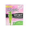 Playtex Plastic Tampons Sport Unscented Super
