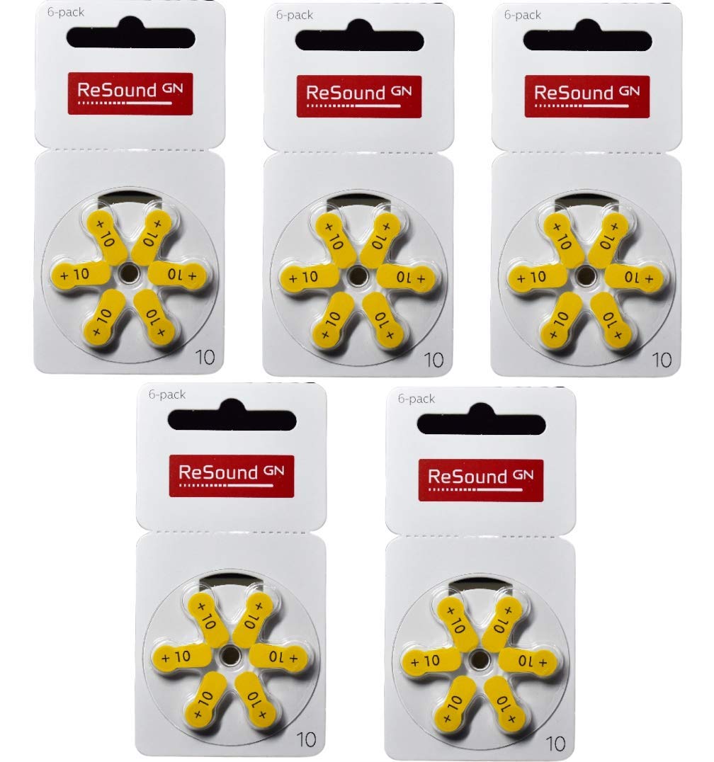 Resound Gn Size 10 Hearing Aid Battery (Pack Of 5)