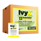 CoreTex Ivy X Post-Contact Poison Ivy Wipes - Pack of 100 Single-Use Treatment Wipes to Assist in Removal of Rashes - Also Works