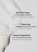 AROMATICA Pure & Soft Feminine Wash Chamomile & Tea Tree (Soft Foam Type) 5.7 fl. oz / 170 ml - Gentle and Soothing Intimate Her