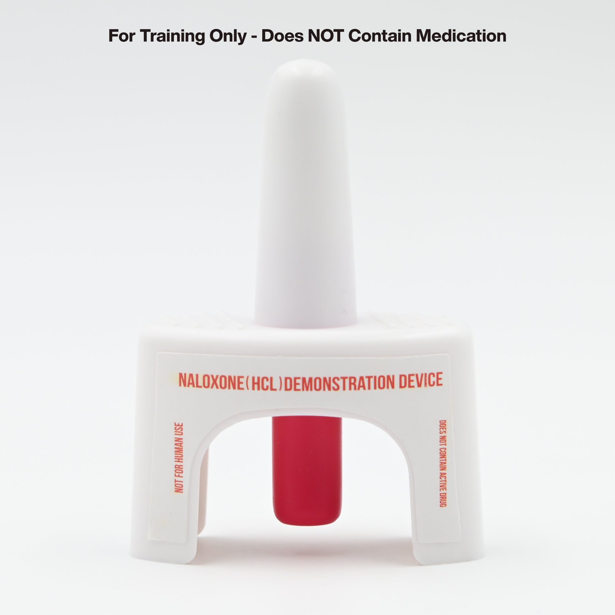 Training Device for Naloxone Nasal Spray | for Use in First Aid Training for Opioid Overdose | Reusable | Includes Two Nasal Spr