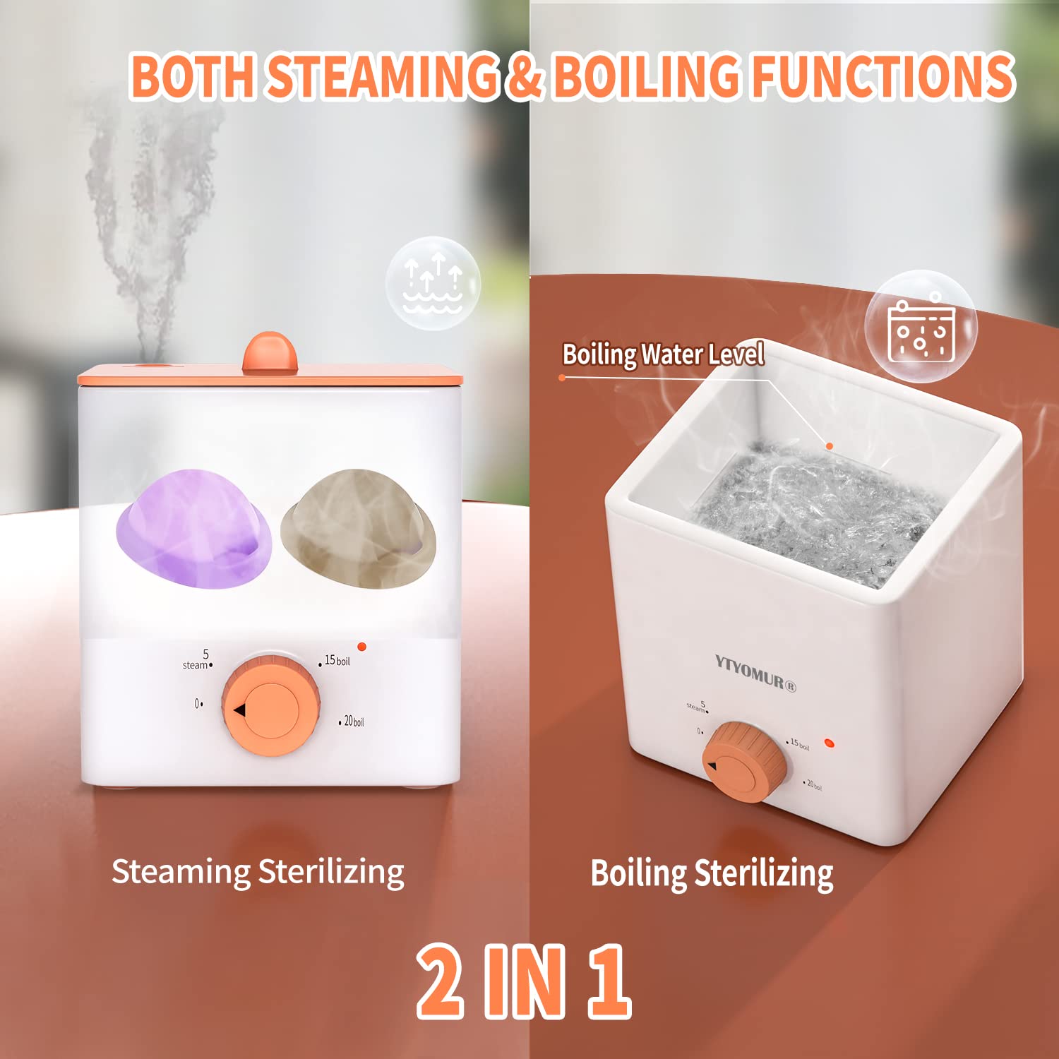 Menstrual Disc with Sterilizer- Menstual Cup Sterilizer Steamer with 2 Soft & Reusable Period Disc, Menstrual Cups Period Cup Ki