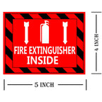 Remarkable Green First Aid Kit Inside Red Fire Extinguisher Inside Stickers,45 Inch Adhesive First
