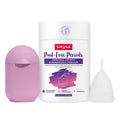 Sirona Reusable Menstrual Cup For Women (Small) With Microwaveable Sterilizer (1 Cup + 1 Sterilizer) | Fda Approved | 100% Medic