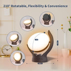 Voraiya Light Therapy Lamp, UV-Free 10000 Lux Therapy Light, Rotatable Happy Sunlight Lamp with 5 Brightness & 3 Color Temperatu