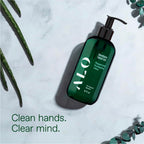 ALOH Sanitizing Hand Gel 2-pack | Peppermint Eucalyptus + Aloe | 70% Alcohol Hydrating Hand Sanitizer Gel with Essential Oil, fo