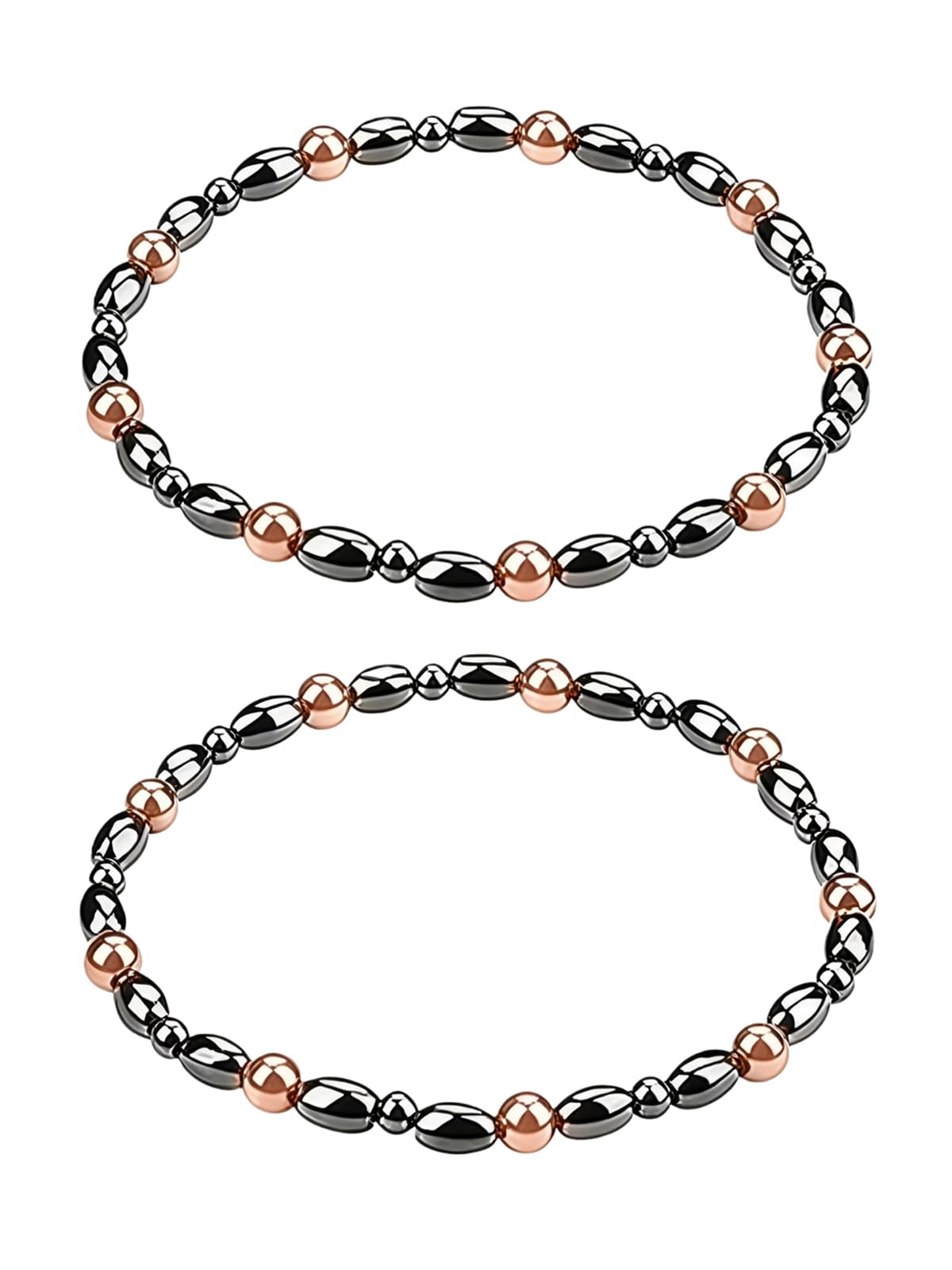 Drkao Copper Magnetic Anklets for Women Christmas Gift for Family