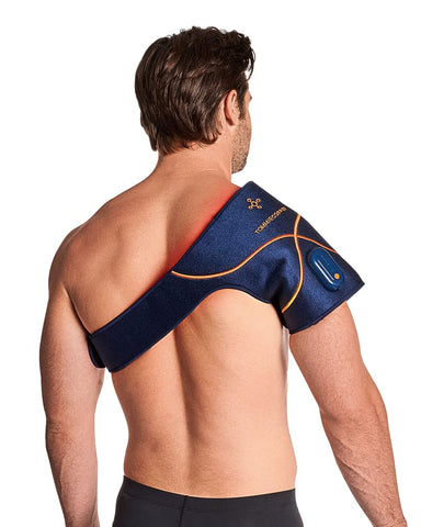 Tommie Copper Infrared Therapy for Shoulder - Unisex Rechargeable Red Light Therapy Support for Muscle Aches and Pain Associated