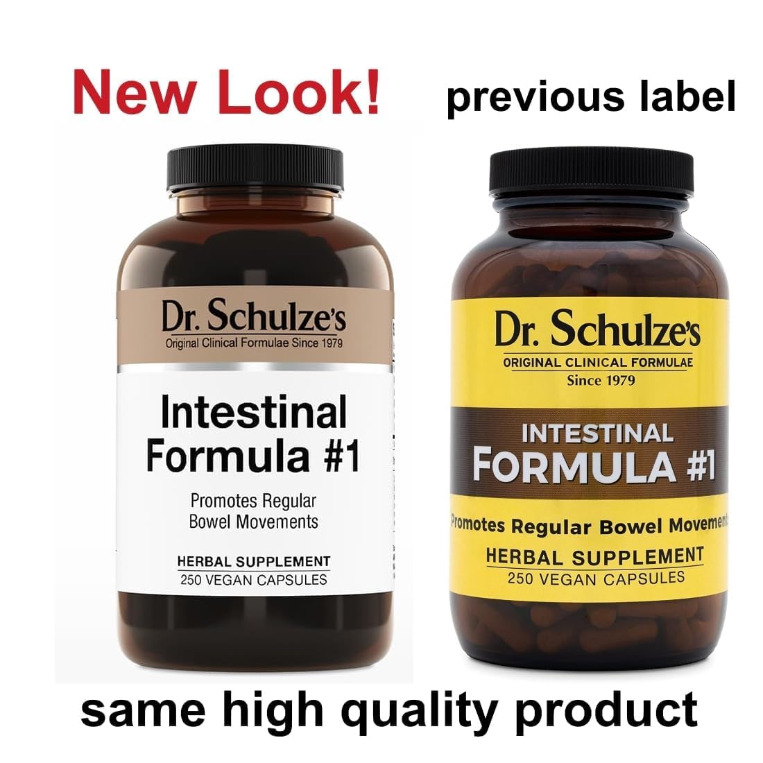 Dr. Schulzes Intestinal Formula #1 | All Natural Bowel Cleanse | Promotes Regular Bowel Movements | Improves Detoxification | S