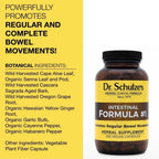 Dr. Schulzes Intestinal Formula #1 | All Natural Bowel Cleanse | Promotes Regular Bowel Movements | Improves Detoxification | S