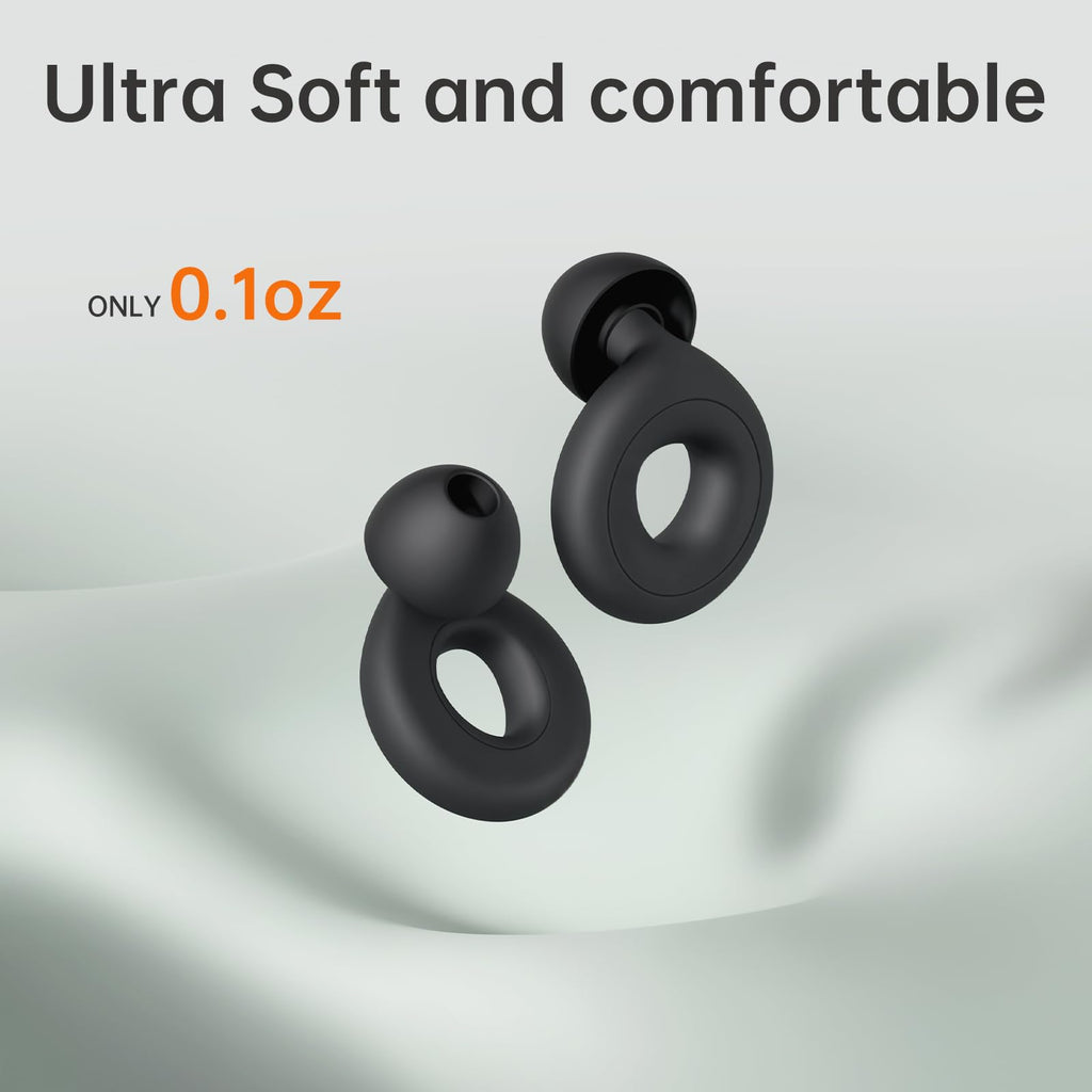 ???????????? Kinglucky Ear Plugs for Noise Cancelling, Ultra-Comfy Reusable Earplugs for Concerts, Sleep, Deep Focus, Travel, No