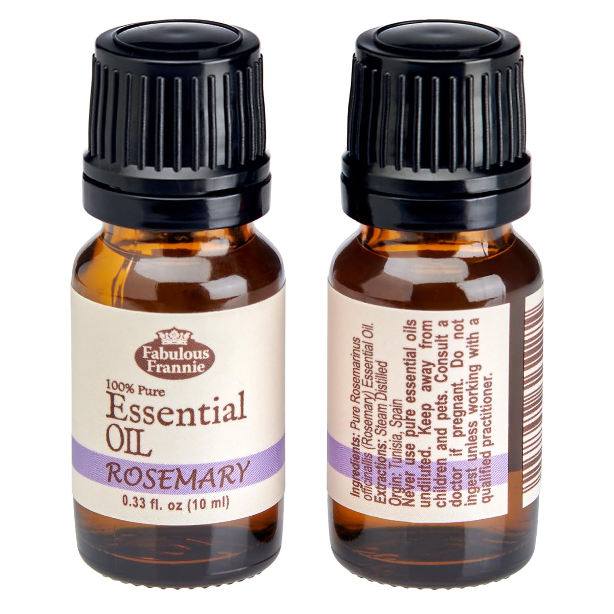 Fabulous Frannie Rosemary 100% Pure, Undiluted Essential Oil Therapeutic Grade - 10 ml. Great for Aromatherapy!