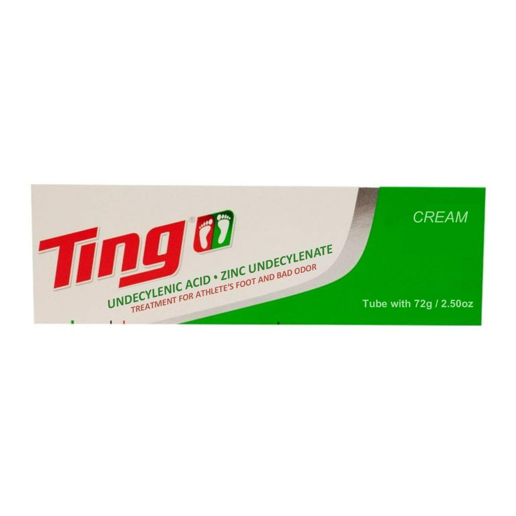 Ting Antifungal Cream - 72g | Topical Treatment for Athletes Foot and Foot Odor