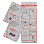 Trainer Armour - Big Toe Hole Preventer, self-Adhesive Patches with a Clever applicator - Shoe Toe Burst Toe Box Blowout Prevent