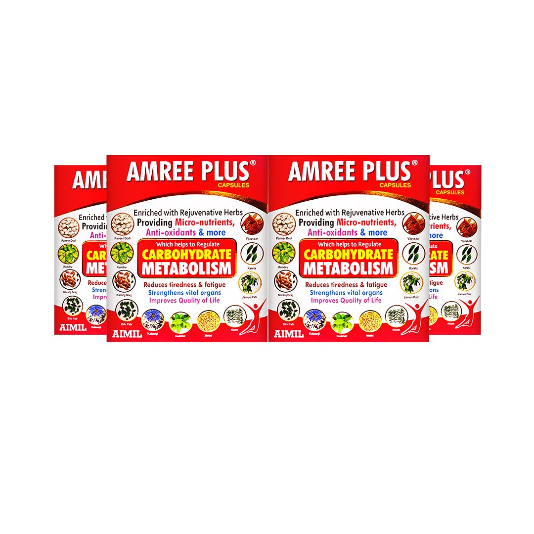Aimil Amree Plus Capsules  20 Capsules (Pack Of 4)