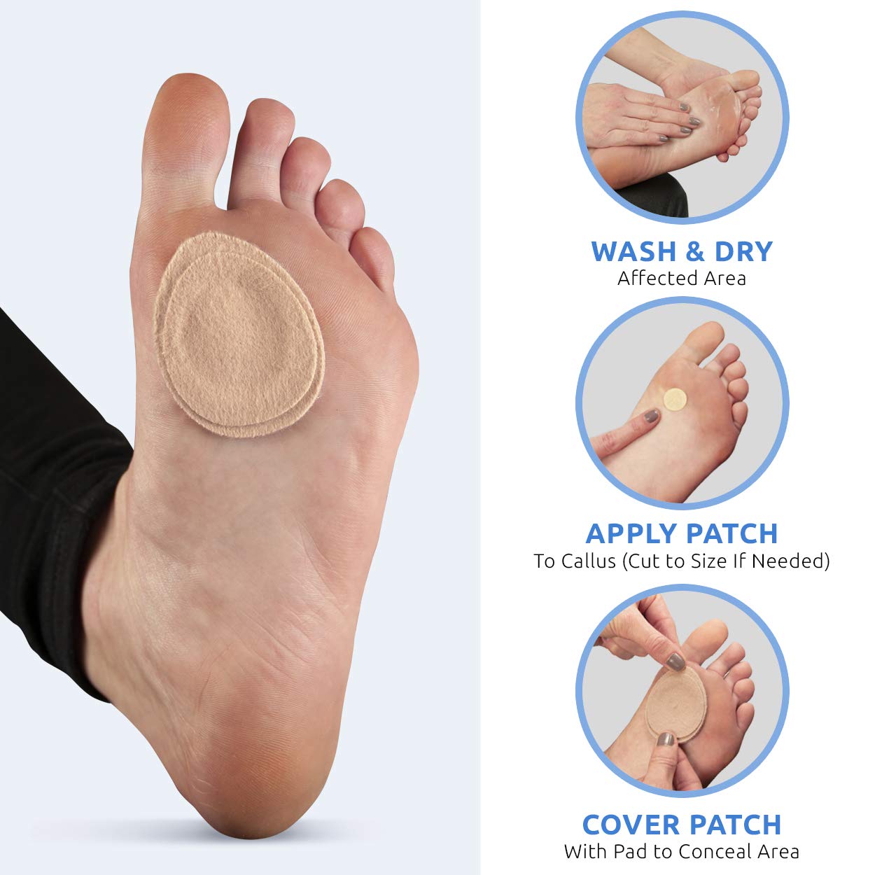 Comfort Zone Extra Thick Callus Remover 4 Piece Medicated Patches