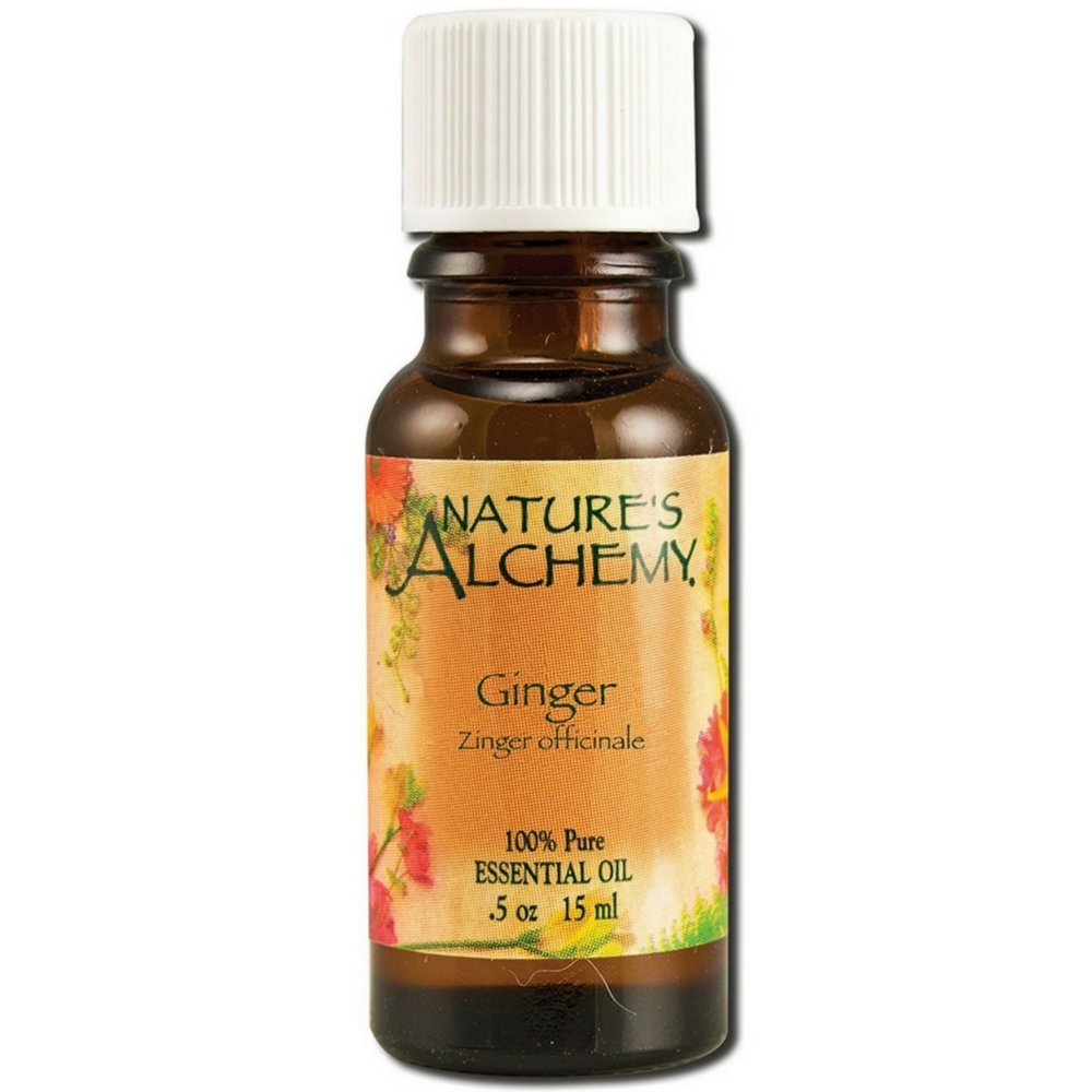 Natures Alchemy Essential Oils, Ginger 0.5 oz (Pack of 3)