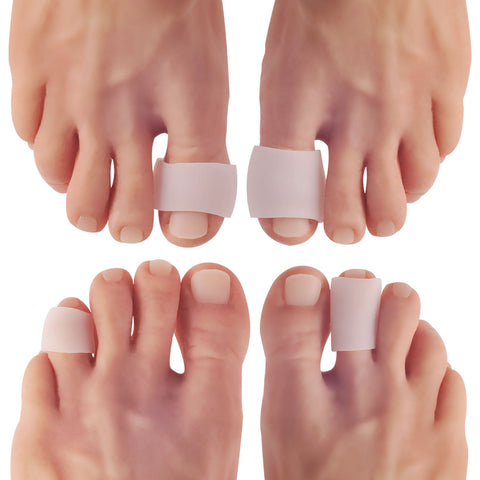 Dr. Frederick's Original Gel Toe Tubes 12 Piece Variety Pack - Small, Medium and Large Sizes - Toe Protectors & Separators for C