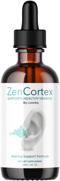 LIVORKA ZenCortex Drops, Liquid Supplement, Ear Drops, Hearing Support Formula, 1 Bottle for 30 Days