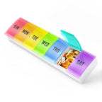 VVM Weekly Pill Organizer BPA-Free, Easy Open Pill Box 7 Day with Secure Closure, Medicine Pill Organizer for Users with Arthrit