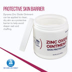 Dynarex 1192 Zinc Oxide Ointment, Soothes, Prevents, White, 15 oz. Jar, Pack of 12