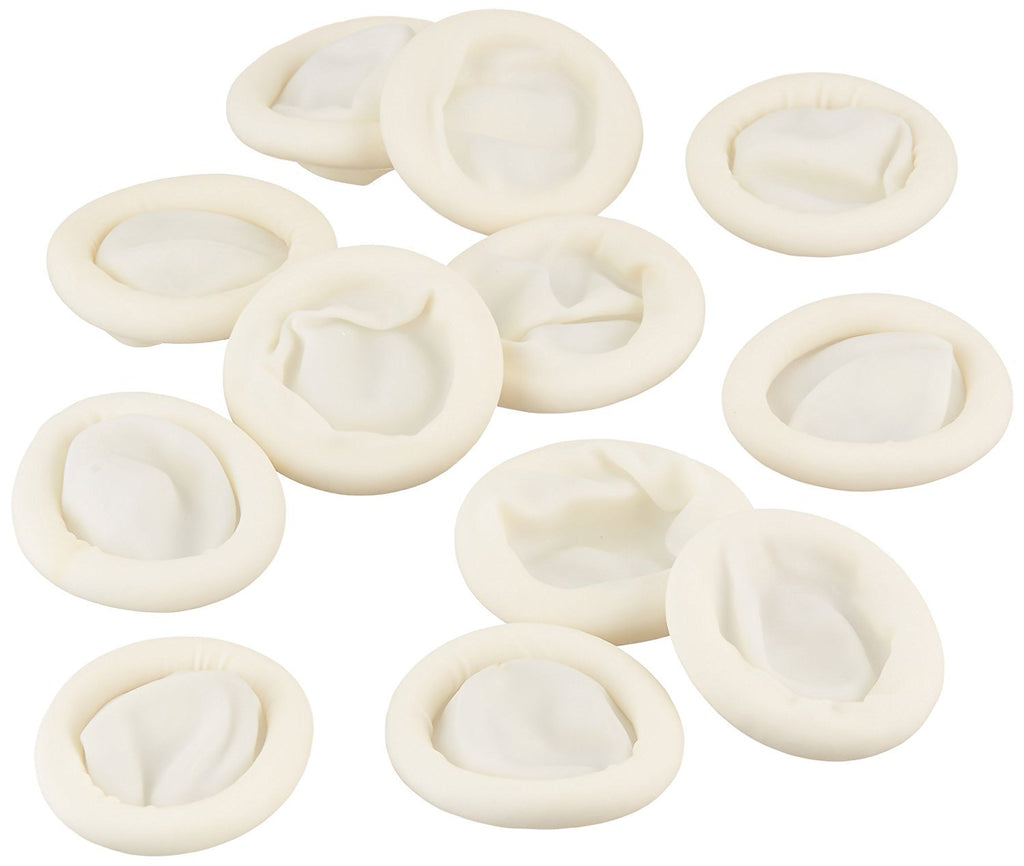 Bertech - FC-N-S Nitrile ESD Anti-Static Finger Cots, Powder-Free, 4 Mil Thick, Small, White (Pack of 720)