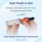VIVI CAP Insulin & Ozempic Cooler Travel Case - TSA Approved - Small Diabetic Medical Travel Case Pen Cooler Insulin Protector W