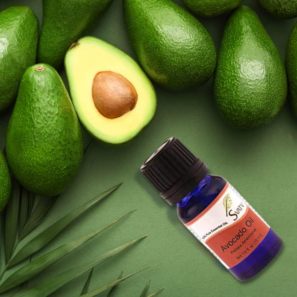 SVATV Avocado Essential Oil Therapeutic Grade Aromatherapy Oils Fragrance Oil for Diffuser Yoga Massage & DIY Personal Care 10 m