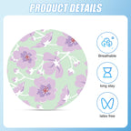 25pcs Adhesive Patches for Libre 2 or 3, CGM Overpatches, Sensor Covers Flower Print, Medical Breathable & Waterproof Glucose Su