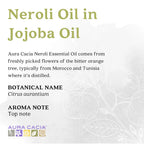 Aura Cacia Neroli Oil in Jojoba Oil | GC/MS Tested for Purity | 15ml (0.5 fl. oz.)
