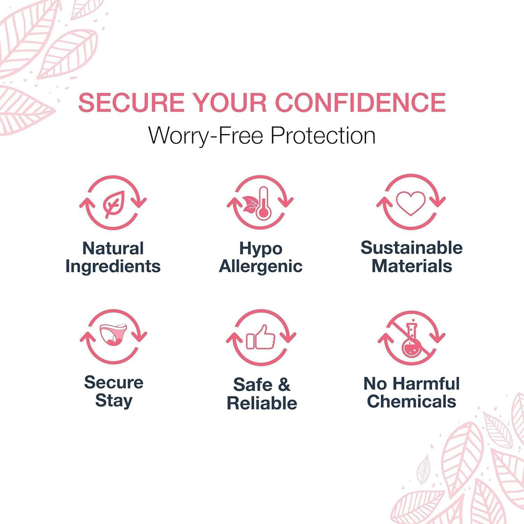 Veeda Natural Adult Incontinence Underwear for Women - Postpartum Underwear for Bladder Leakage Protection - Disposable Underwea