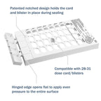Ezy Dose 32-Day Calender View Tray for Pill, Medicine, Vitamin, Use with Unit Dose Cold Seal System Planner