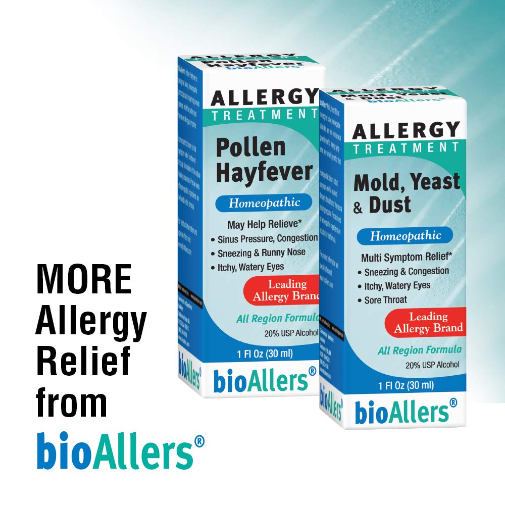 NaturalCare bioAllers Allergy Nasal Spray, Homeopathic Allergy Spray for Congestion Relief, Sinus Pressure, Sneezing, Runny Nose