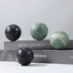MAGICLULU 4Pcs Solid Baoding Balls Chinese Health Exercise Massage Balls Marble Stone Massage Baoding Balls for Hand Muscle Exer