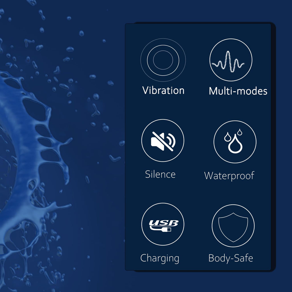 Junroaly Personal Facial Massager, Neck Massager Face Back Massager Tool, Mini Electric Cordless Massager Multi-Function Modes B