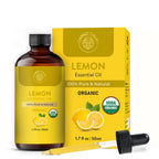 Carno Calm Lemon Essential Oil | USDA Certified Organic Lemon Oil | | for Skin and Hair | for Aromatherapy and Diffuser | DIY Us