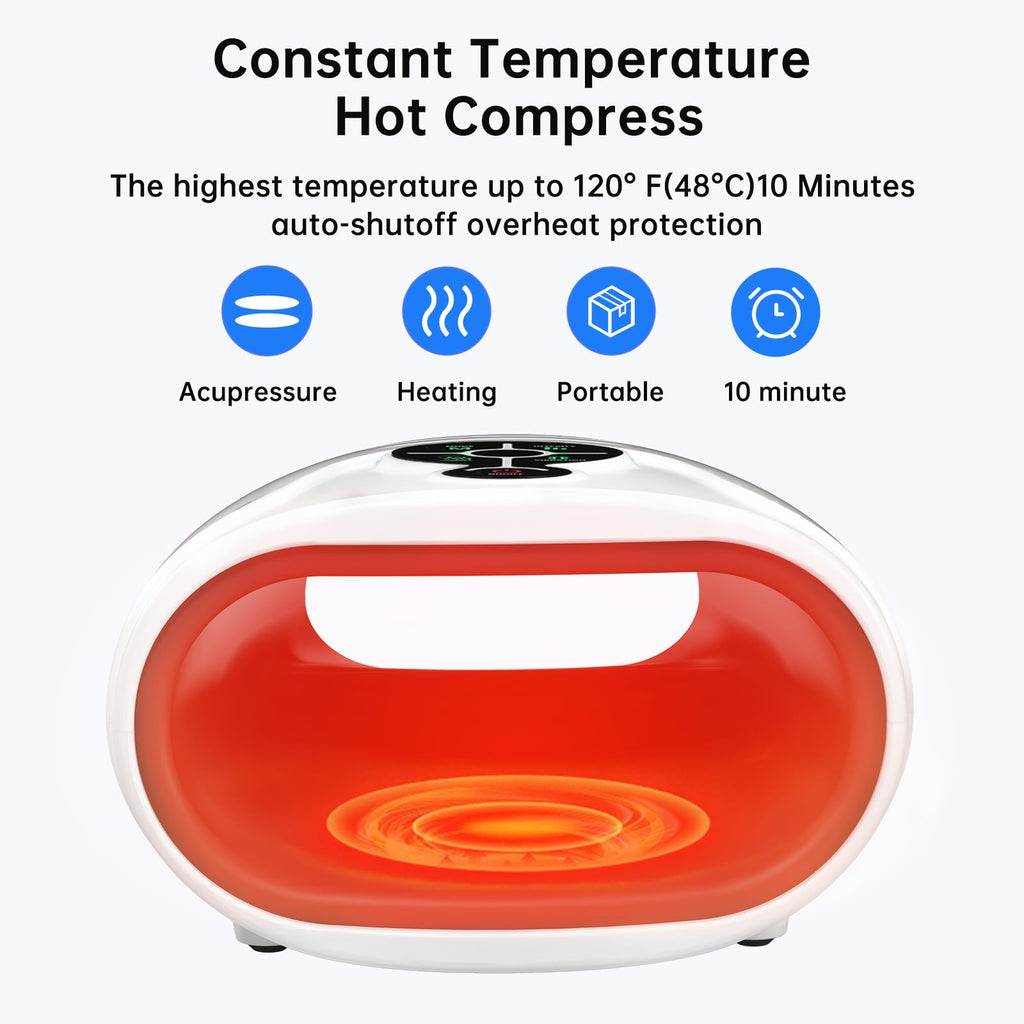 AERLANG Hand Massager Hand Massage Machine with Heat and Compression Cordless Electric Hand Massager for Arthritis and Carpal Tu